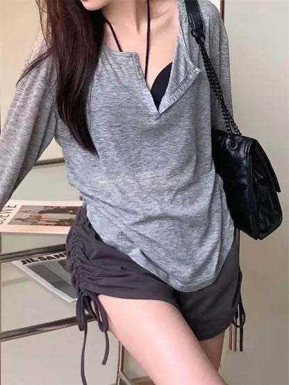 Korean Women's Long Sleeve Top