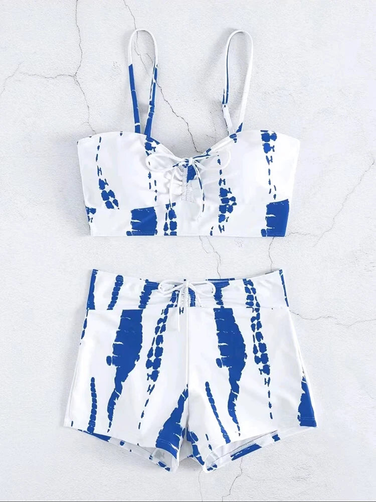 Magas Derékú Bikini Kötős