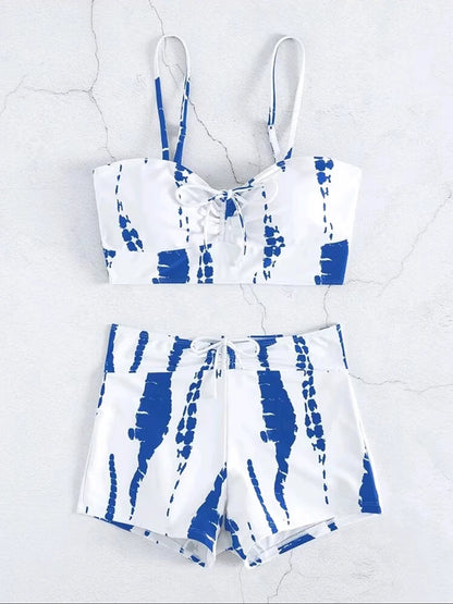 Magas Derékú Bikini Kötős