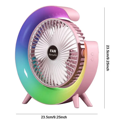 KIQUNEC USB Ventilátor 7 Szín