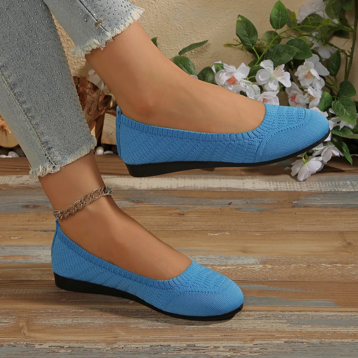 RZSMTYA Women's Flat Shoes Summer