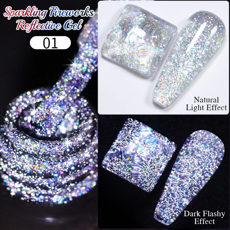 Puente Cat Eye Gel Fényes Kék