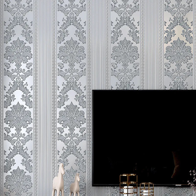 Dzqcn 3D Damask Tapéta Otthon