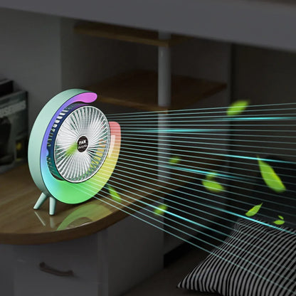 KIQUNEC USB Ventilátor 7 Szín