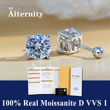 Moissanite Fülbevaló Aiternity