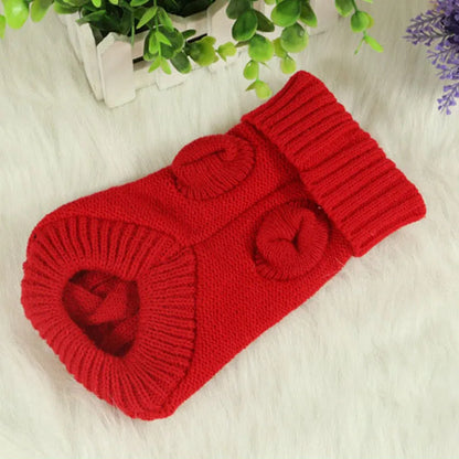 WANGMEOW Kutya Kabát Kötött