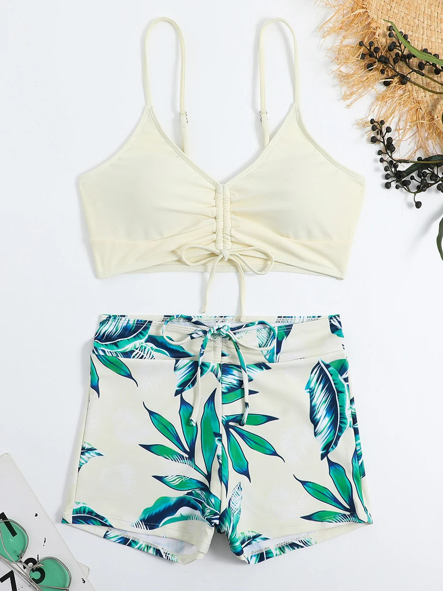 Magas Derékú Bikini Kötős