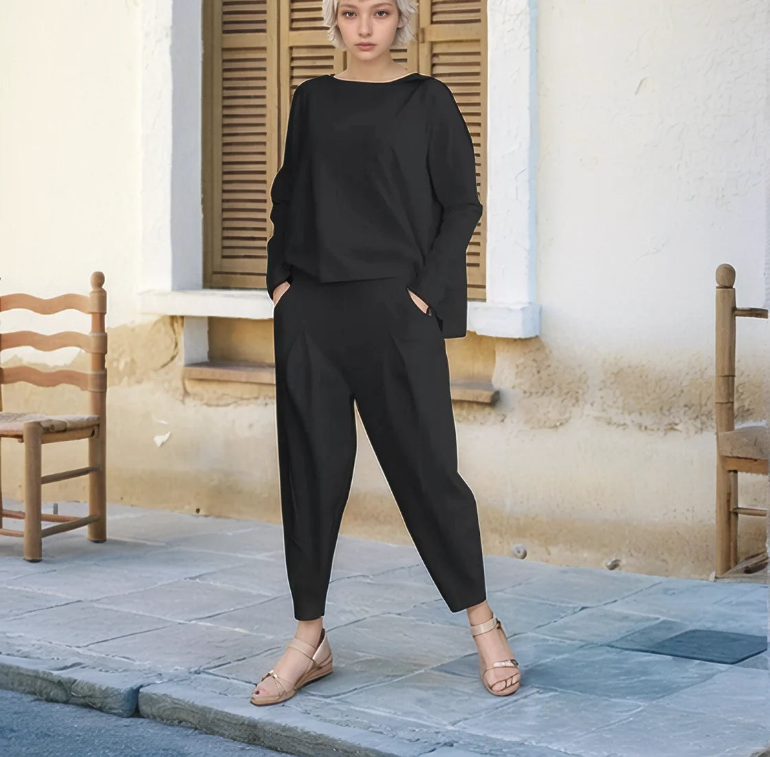 Suit Set Női Szett Hosszú Ujjú