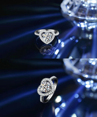 AITERNITY Moissanite Gyűrű 1ct