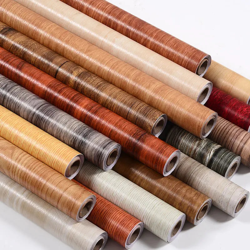 Wood Pattern Self-Adhesive Wall Film