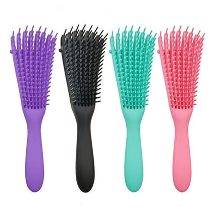 Entwirrungsmassage mit Haarbürste