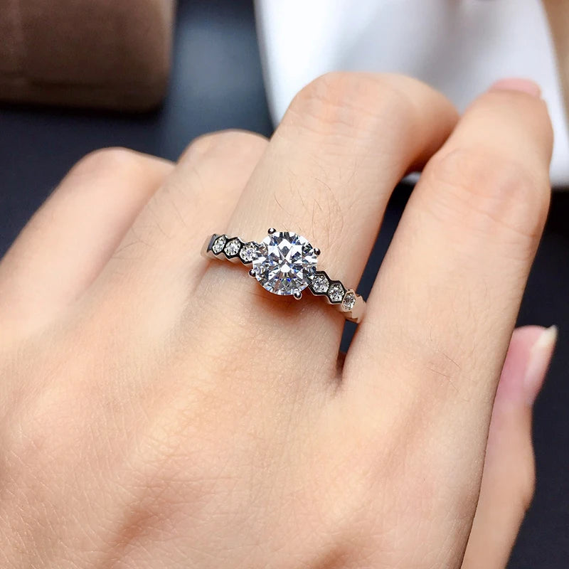Aiternity Moissanite Gyűrű 1ct