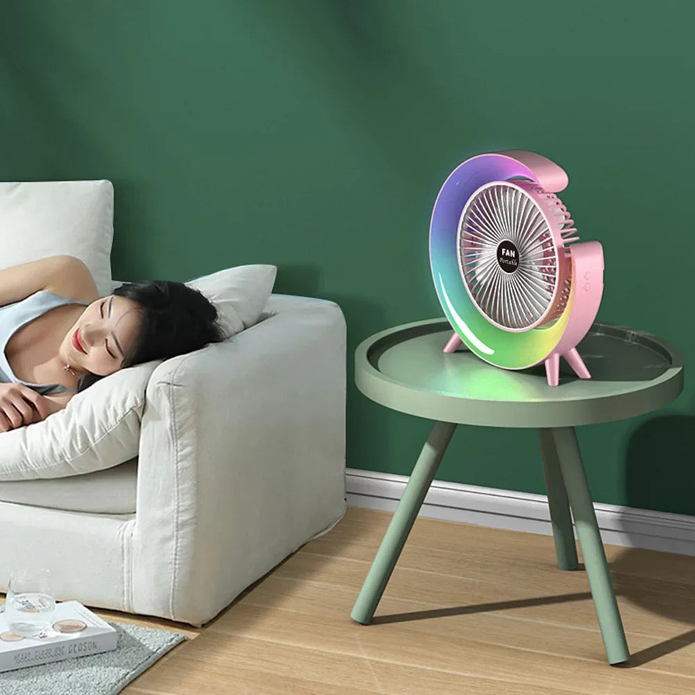 KIQUNEC USB Ventilátor 7 Szín