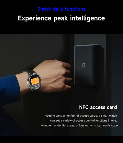 OutdoorTech GPS Sportos Okosóra Férfiaknak - 1,85 Hüvelykes AMOLED Kijelző NFC és HD Hívás IP68 Vízálló