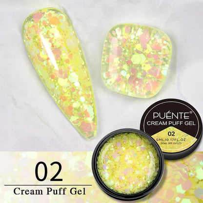 Puente Cat Eye Gel Fényes Kék