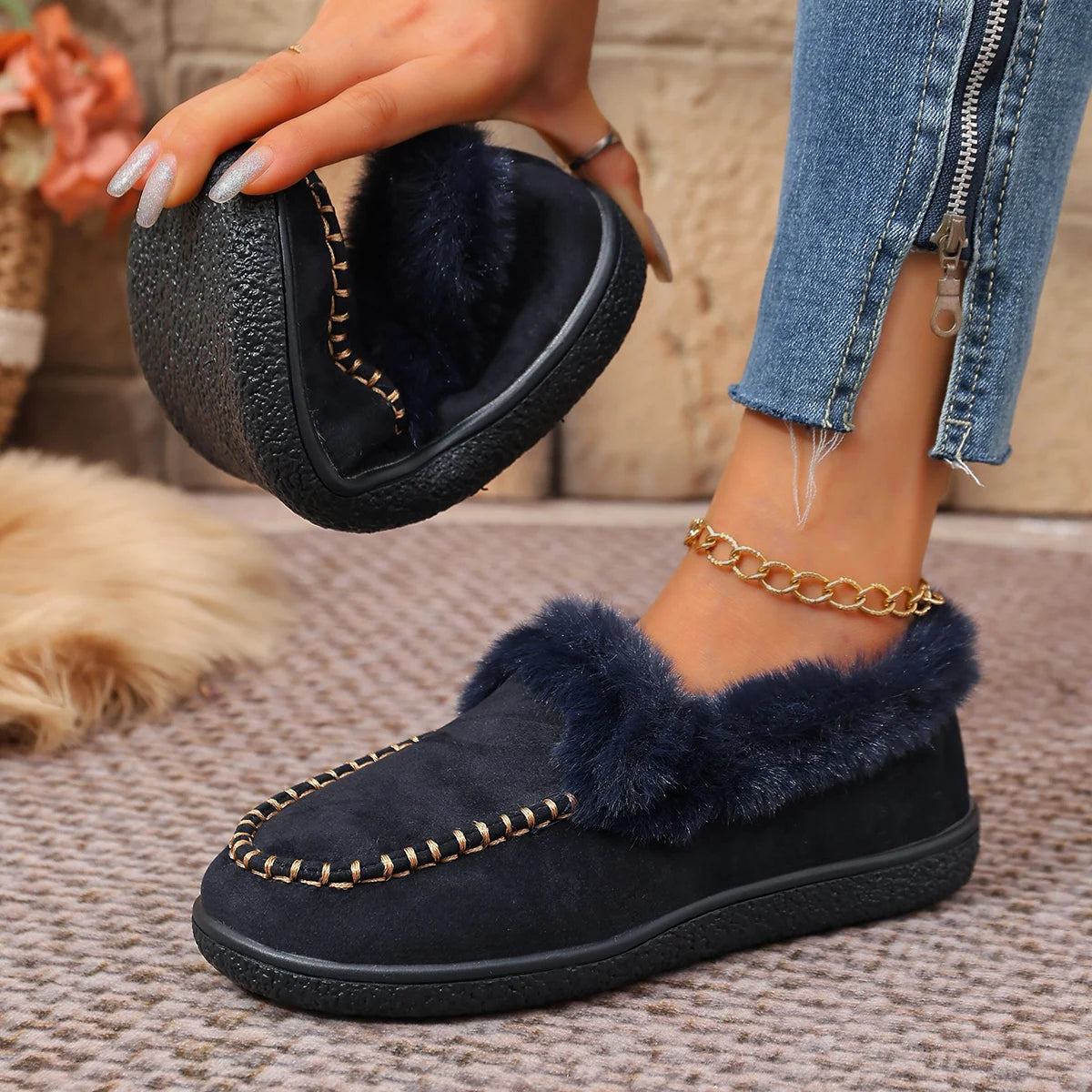 Shoes Ankle Boots Inner Plush