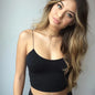 Chic Crop Top Női DIAUCHARNCN