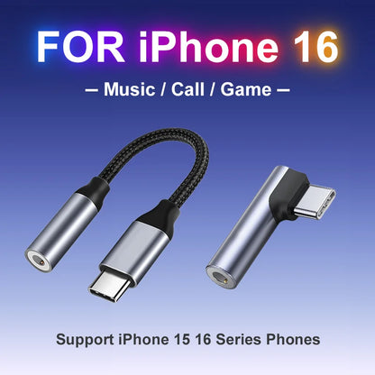 Type-C 3.5mm 90° Audió Adapter