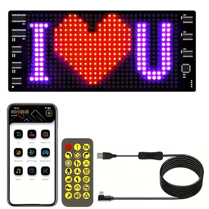 Programozható LED Kijelző Autó