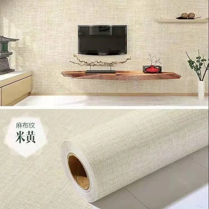 Linen PVC Öntapadós Tapéta