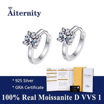 Moissanite Fülbevaló Aiternity