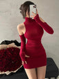 JEYONGZOOCN Bodycon Ruha Mini