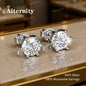 0.5-2.0ct Moissanite Studs Earrings With GRA Certificate Pass Diamond tester Pen For Men Women 925 Silver Wedding Gemstone - BAALAAZ