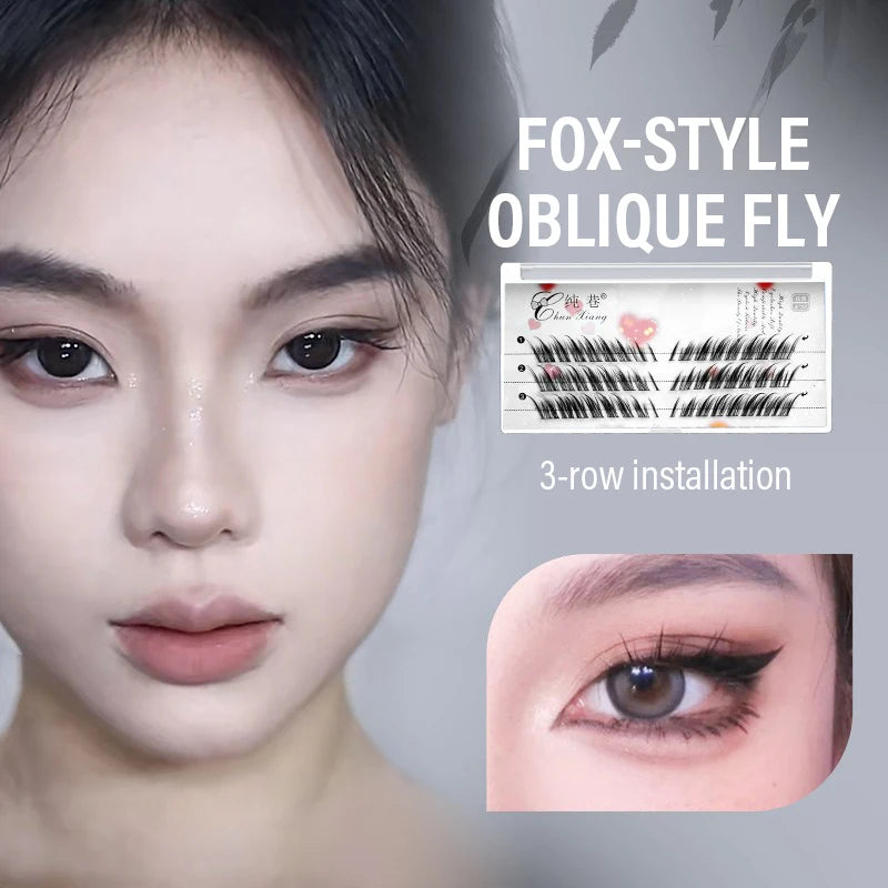 3D Egyedi Műszempillák Fox Eye