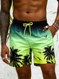Férfi Pálma Mintás Board Shorts