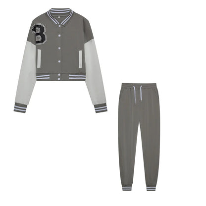 Suit Set Monokróm Női Kabát