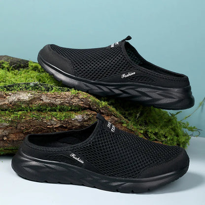Férfi Nyári Papucs - Lélegző Hálós Slip-On Félcipő