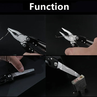 Kemping Multitool Rozsdamentes