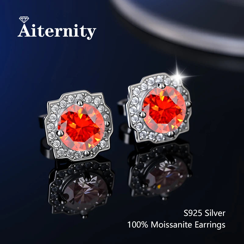 AITERNITY Moissanite Fülbevaló