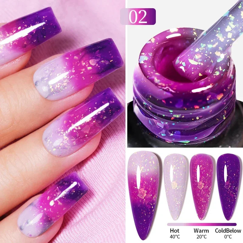 Puente Cat Eye Gel Fényes Kék