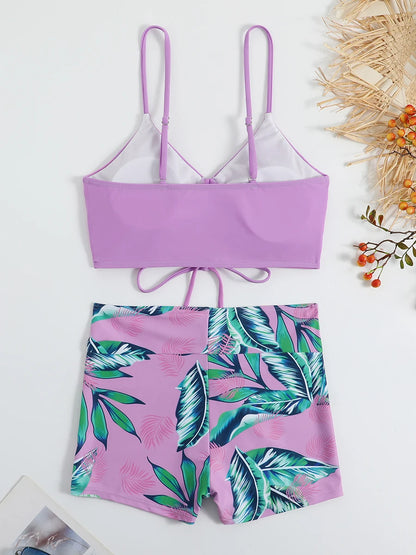 Magas Derékú Bikini Kötős