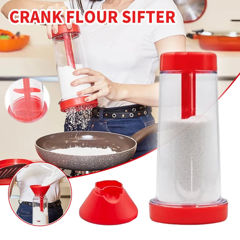 Rotating Flour Sieve Cup