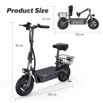 iScooter F3 1000W Hatótáv