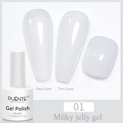 Puente Cat Eye Gel Fényes Kék