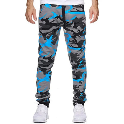 Camo Férfi Edzés Cargo Nadrág