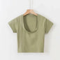 Női Crop Top Szexi Nyár Slim