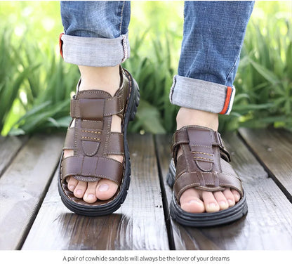 DUTRIEUX Herren-Sandalen Offen