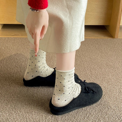 RZSMTYA Damenschuhe Flock