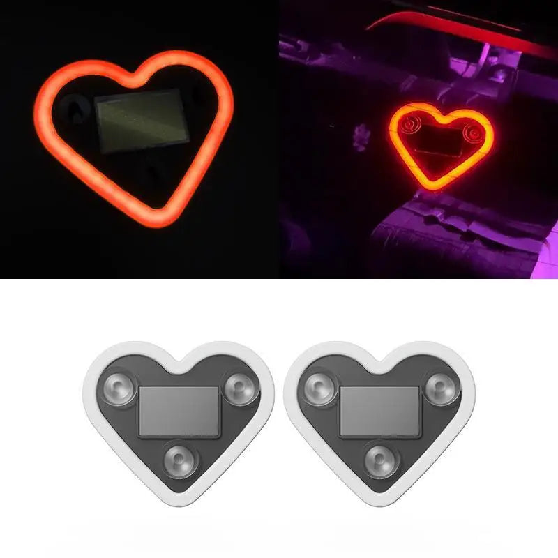 Autó Szív Alakú Neon Fény