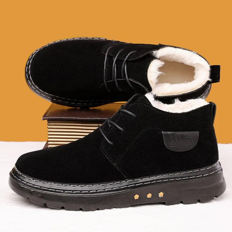 YBQJOO Winterstiefel bequem