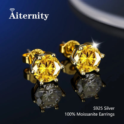 Moissanite Fülbevaló 925 Nőknek