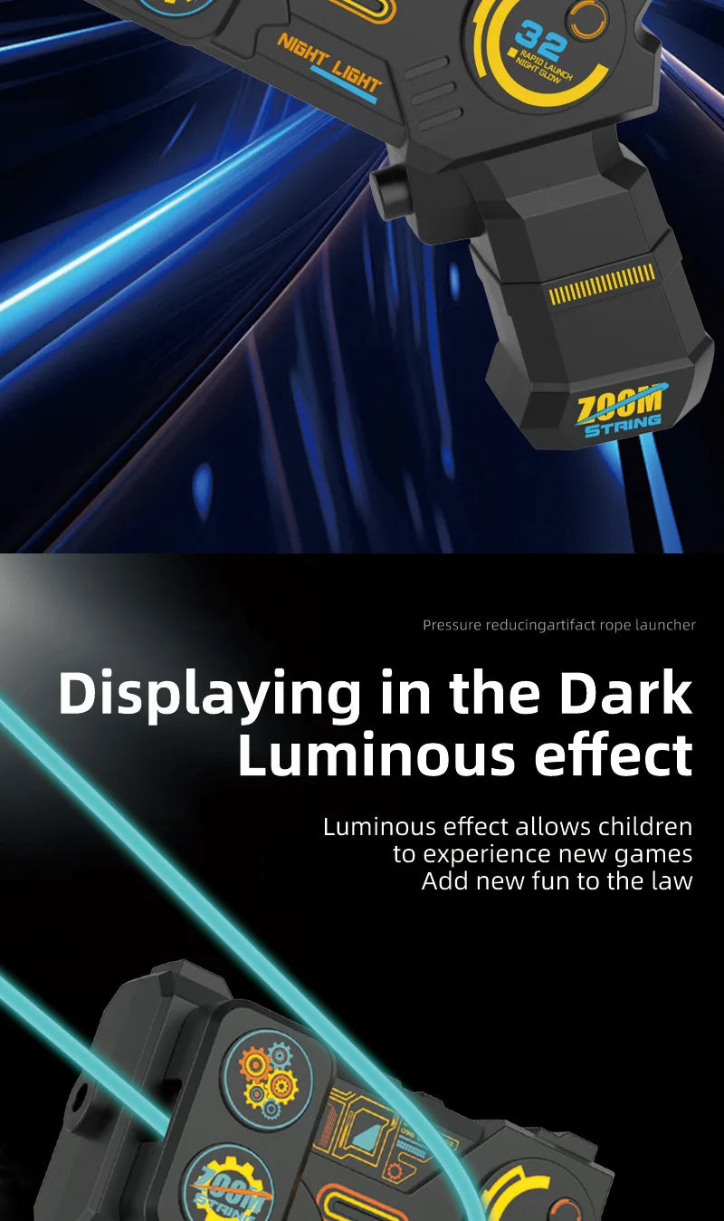 Glow Rope Launcher Gyerekeknek