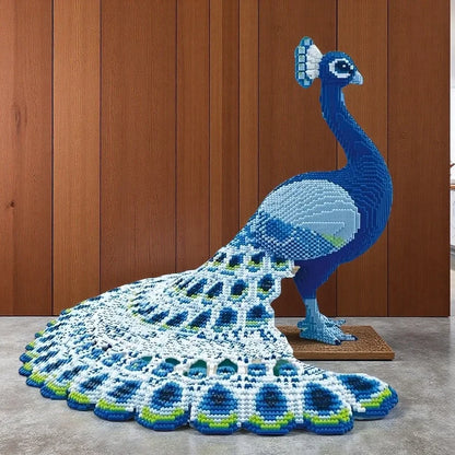 Páva Építő Kocka Modell - 5634 Darabos Lego Kompatibilis Kreatív Dísz Ajándék