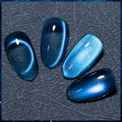 Puente Cat Eye Gel Fényes Kék