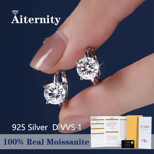 Moissanite Fülbevaló Aiternity