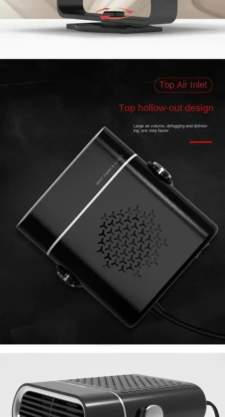 Xiaomi 24V Hordozható Autófűtő - Automatikus Páramentesítés, Gyors Melegítés, 12V/24V